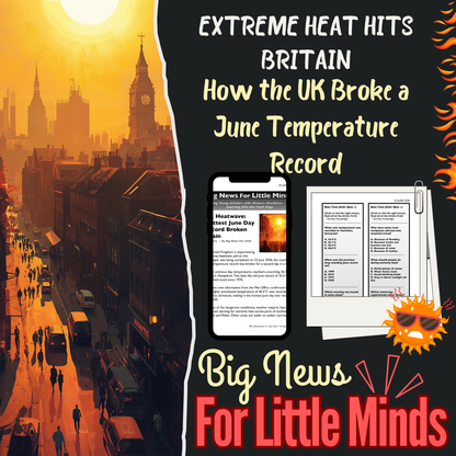 Britain’s Hottest Day Ever: World Record Heat Hits: Summer 2026! Article & Activities