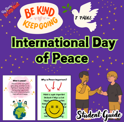 International Day of Peace: Let's Talk About Peace - Student Guide (Mini Reading)