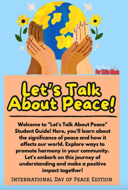 International Day of Peace: Let's Talk About Peace - Student Guide (Mini Reading)