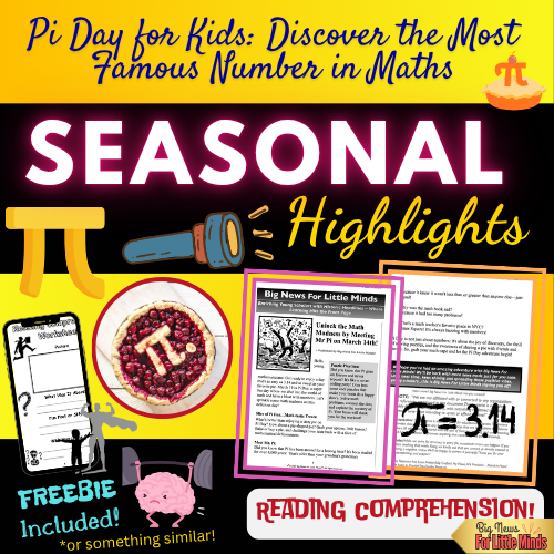 Pi Day Adventures: Maths, Puzzles & FREE Worksheets in this Article Pack for Kids!