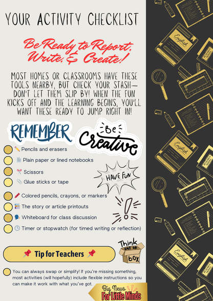 Trump Tariffs Illegal: Key Takeaways from Ruling in Kids Article Pack with Freebie Worksheets!