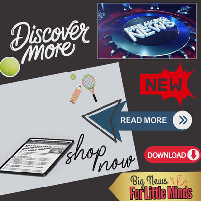 Clay Court Challenge: What Makes the French Open Unique? Kids Article Pack & Freebies x2 Worksheets!