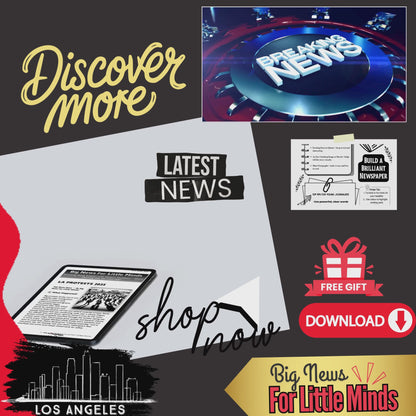 LA Protests 2025: Why Are People Marching in L.A.? Big Protests After Immigration Raids ~ Kids Article Pack