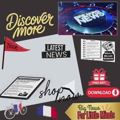2025 Tour de France: A Battle Like No Other ~ Article Package & x3 Freebie Worksheets!
