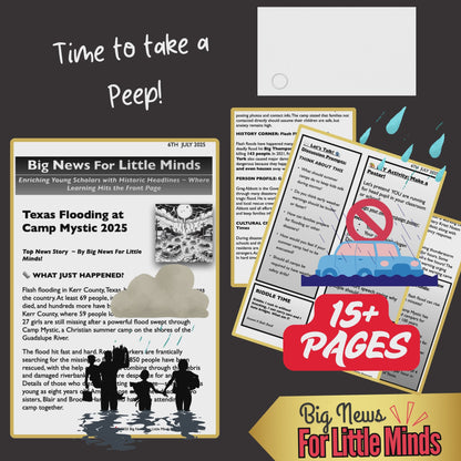 Texas Flash Floods 2025: What we know about Camp Mystic - Kids Article Package & Freebies x2!