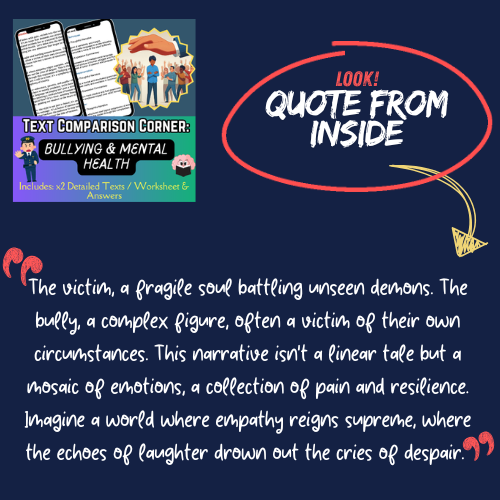 Bullying, Mental Health & Effective Communication: Comparing Two Texts + Q&A