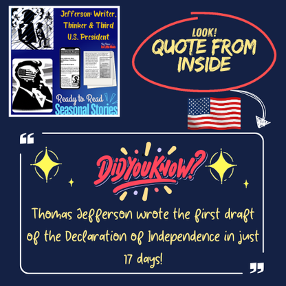 Thomas Jefferson Day: Ideas That Shaped a Nation – Kids Article Pack & Freebies