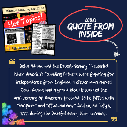 Fireworks Through Time: Sparkling Journey for American Independence Day 4th July!