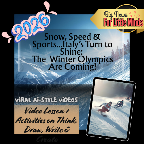 2026 Winter Olympics (Milano Cortina, Italy) Video Lesson with Extended Activities